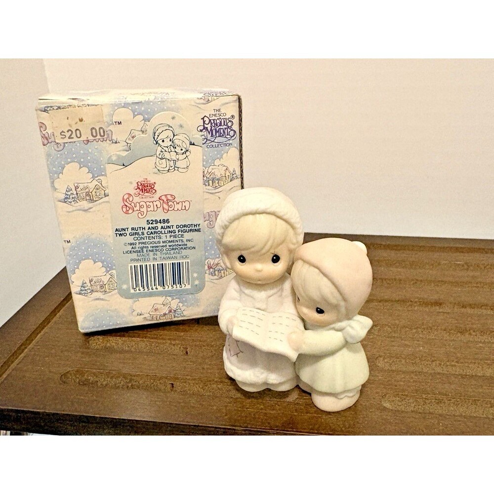 Vintage Precious Moments Sugar  Town Aunt Ruth And Aunt Dorothy#529486